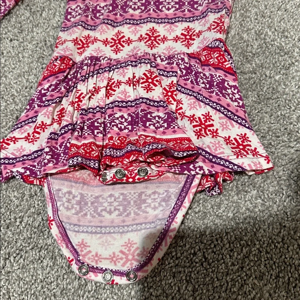 Posh Peanut Bamboo‎ Maya bodysuit Twirl dress size 12-18 months